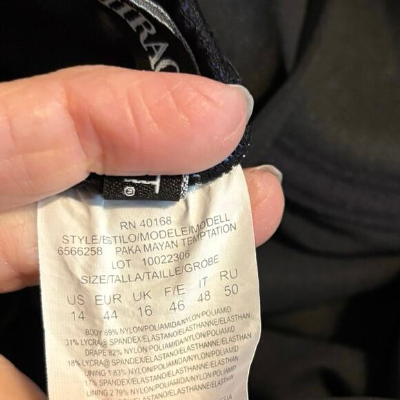 Miraclesuit Size 14 Paka Mayan Temptation One Piece Swimsuit Flattering - Picture 7 of 8